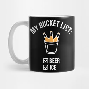 My Bucket List Beer Lover Drinking Party Mug